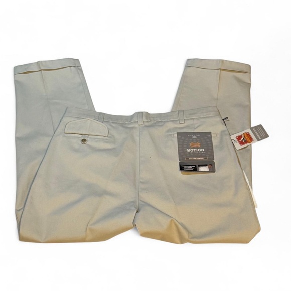 Men's Brand new with tags Savane 38X30 White Motion Pants - Picture 6 of 6